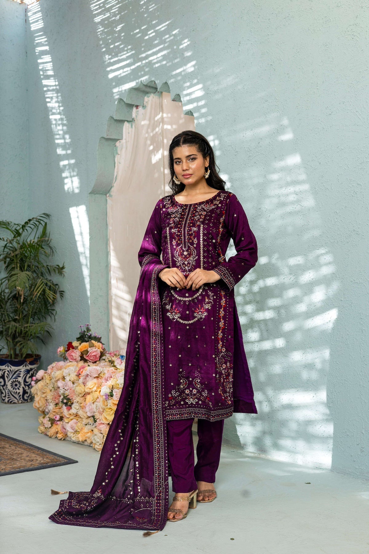Readymade Party Wear Salwar Kameez Suits | Zarveil