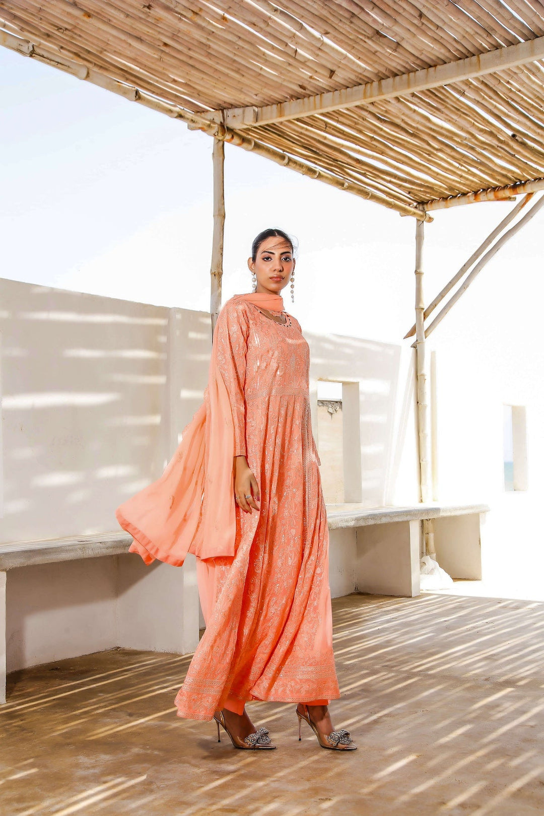 Buy Luxury Chiffon Dresses with Embroidery | Zarveil